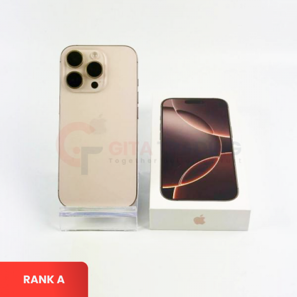APPLE iPhone 16 Pro 5G Desert Titanium - Sim Free | ROM: 256GB | Battery health 90% | IMEI: 357442262453312 | RANK A