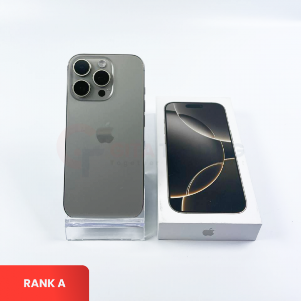 APPLE iPhone 16 Pro 5G Natural Titanium - Sim Free | ROM: 256GB | Battery health 100% | IMEI:352314745722487 | RANK A