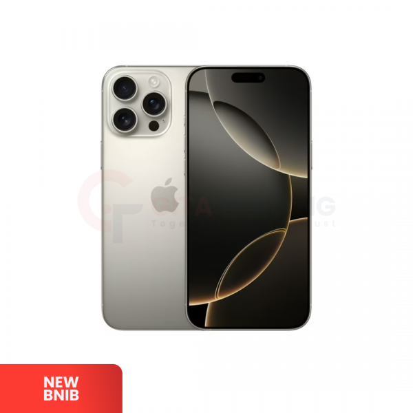 APPLE iPhone 16 Pro 5G Natural Titanium - Sim Free | ROM: 256GB | Single Sim FISIK & Silent Camera | IMEI: 354553645116476 | NEW BNIB