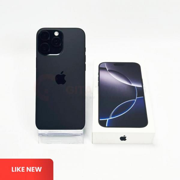 APPLE iPhone 16 Pro Max 5G Black Titanium - Sim Free | ROM: 1000GB | Battery health 100% | IMEI: 353324837011797 | LIKE NEW
