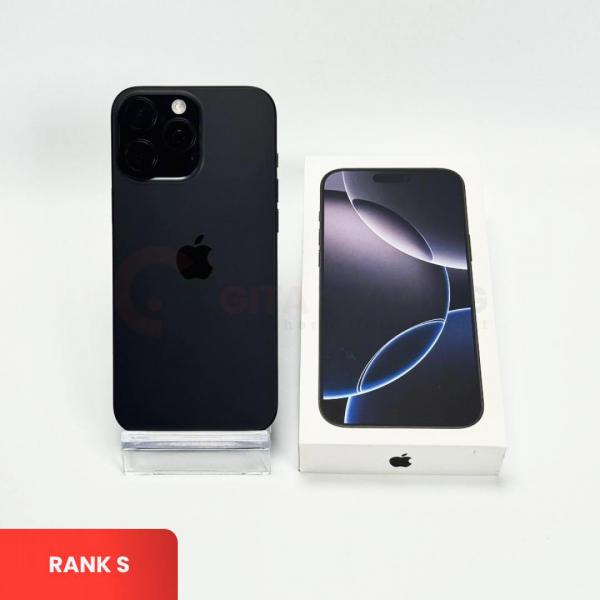 APPLE iPhone 16 Pro Max 5G Black Titanium - Sim Free | ROM: 256GB | Battery Health 92% | IMEI: 353995655162331 | RANK S