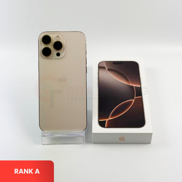APPLE iPhone 16 Pro Max 5G Desert Titanium | ROM: 256GB | Battery health 97% | IMEI: 351037792874296 | RANK A
