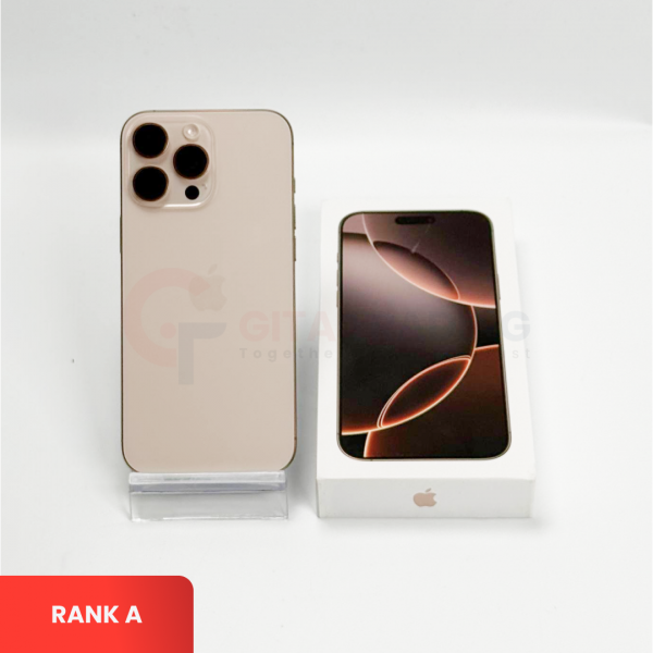 APPLE iPhone 16 Pro Max 5G Desert Titanium - Sim Free | Single SIM & Silent Camera | ROM: 256GB |  Battery Health: 91% | IMEI: 354039221040645 | RANK A