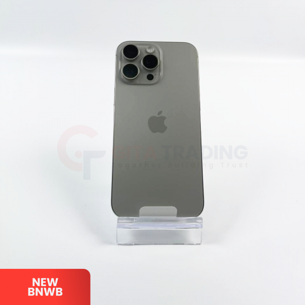 APPLE iPhone 16 Pro Max 5G Natural Titanium - Sim Free | ROM: 256GB | Battery Health 100% | IMEI: 358798967659159 | NEW BNWB