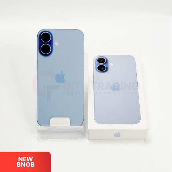 APPLE iPhone 17 5G BLUE - Sim Free (SIM FISIK) | ROM: 256GB | Single Sim & Silent Camera | IMEI: 358080225065382 | NEW BNOB