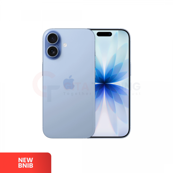 APPLE iPhone 17 5G MIST BLUE - Sim Free (SIM FISIK) | ROM: 256GB | Single Sim & Silent Camera | IMEI: 356853485108346 | NEW BNIB