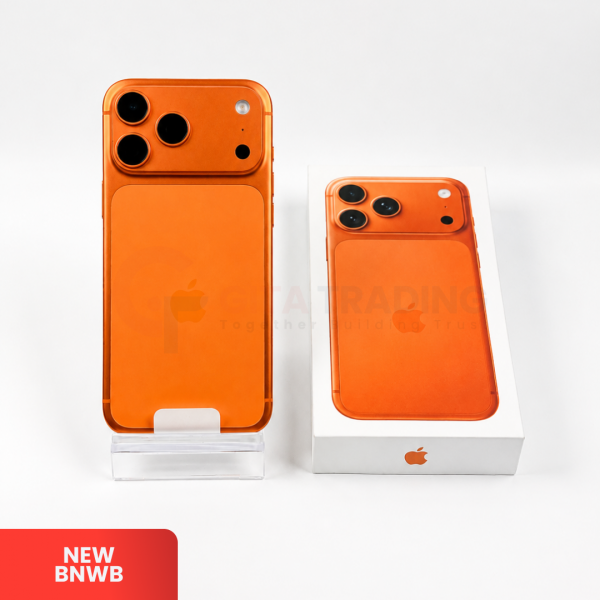 APPLE iPhone 17 Pro 5G Cosmic Orange -  Sim Free (eSIM) | ROM: 256GB | Battery Health 100% | IMEI: 357633138788283 | NEW BNWB