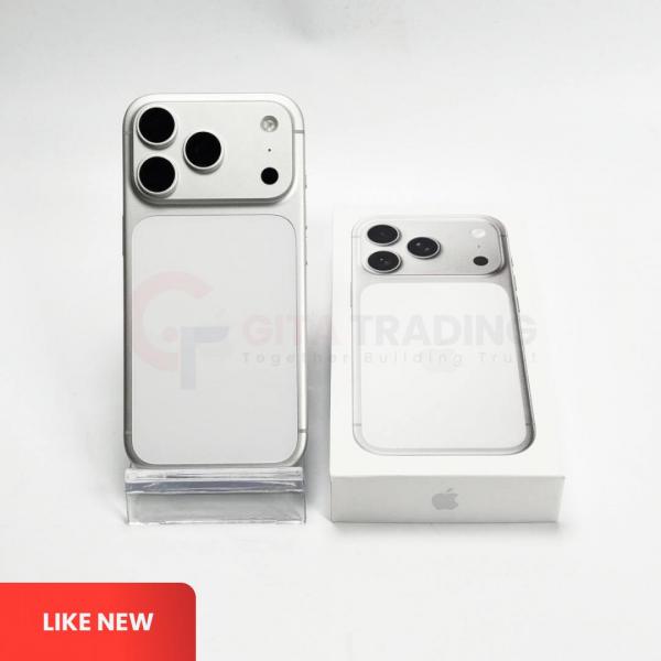 APPLE iPhone 17 Pro 5G Silver -  SIM Free (eSIM Only) | ROM: 256GB | Battery Health: 100% | IMEI: 357301692795264 | LIKE NEW