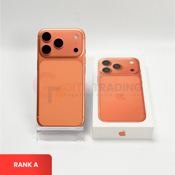 APPLE iPhone 17 Pro Max 5G Cosmic Orange - eSIM | ROM: 1000GB (1TB) | Battery Health: 100% | IMEI: 357632642771223 | RANK A