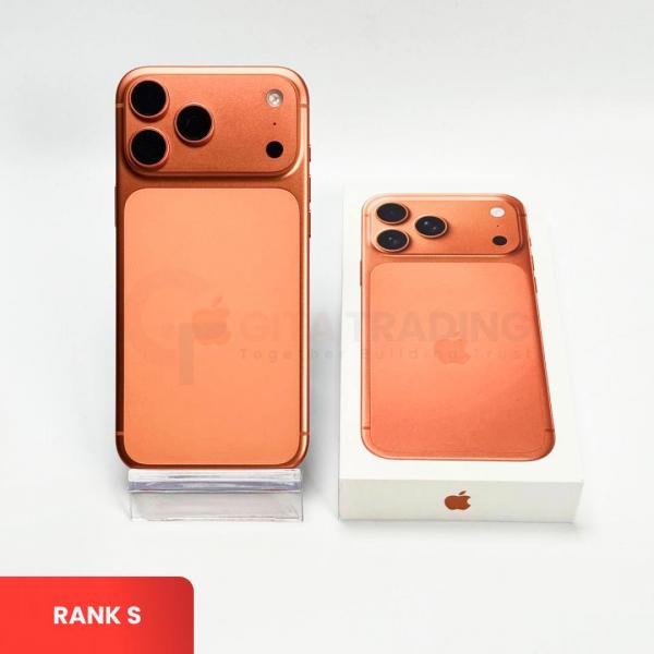 APPLE iPhone 17 Pro Max 5G Cosmic Orange - Sim Free (eSIM) | ROM: 256GB | Battery Health: 100% | IMEI: 350132463240579 | RANK S