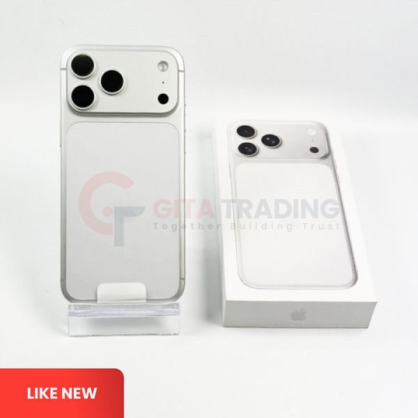 APPLE iPhone 17 Pro Max 5G Silver - eSIM | Battery Health: 100% |  ROM: 256GB | IMEI: 358159680280908 | LIKE NEW