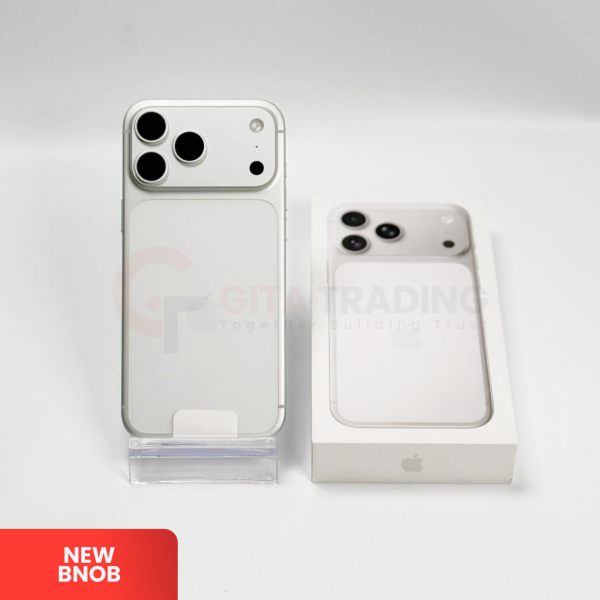 APPLE iPhone 17 Pro Max 5G Silver - Sim Free (eSIM) | ROM: 2000GB (2TB) | IMEI: 353763617528647 | NEW BNOB