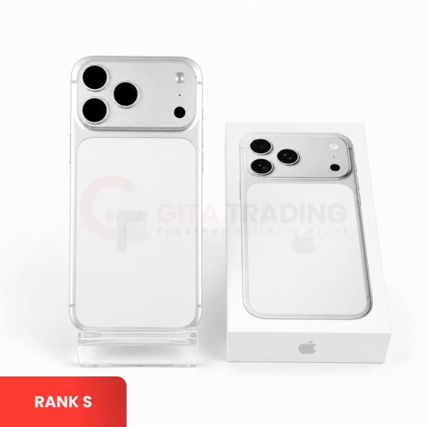 APPLE iPhone 17 Pro Max 5G Silver - Sim Free (eSIM) | ROM: 256GB | Battery Health 100% | IMEI: 359285697453037 | RANK S