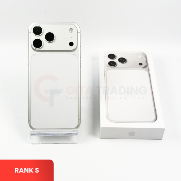 APPLE iPhone 17 Pro Max 5G Silver - Sim Free (eSIM) | ROM: 512GB | Battery Health 100% | IMEI: 354017322880903 | RANK S