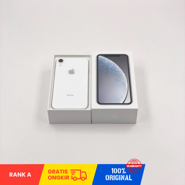 APPLE iPhone XR (64GB/ Battery health 80%/ White/ IMEI: 357374091947471/ Sim Free) - RANK A