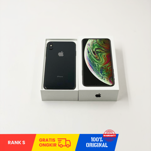 APPLE iPhone Xs Max (512GB/ Battery Health 90%/ F2LXN03ZKPHW/ SPACE GRAY/ Sim Free) - Rank S