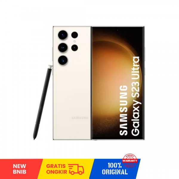 SAMSUNG Galaxy S23 Ultra 5G (256GB/12GB/ SINGLE SIM/ CREAM/ 351747952108174/ Sim Free) - NEW BNIB