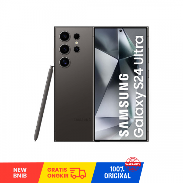 SAMSUNG Galaxy S24 Ultra 5G (512GB/ 12GB/ DUAL SIM/ SILENT CAMERA/ Titanium Black/ 355862233544414/ Sim Free) - NEW BNIB