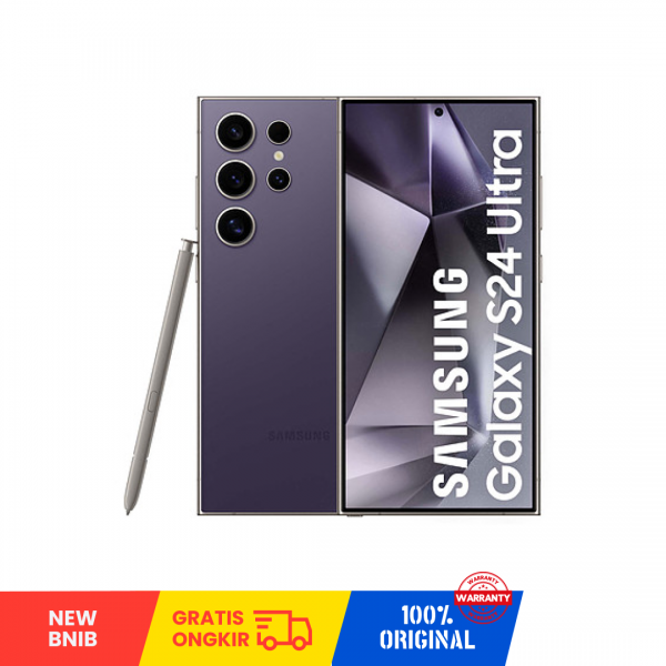 SAMSUNG Galaxy S24 Ultra 5G (512GB/ 12GB/ DUAL SIM/ SILENT CAMERA/ Titanium Violet/ 355862233315773/ Sim Free) - NEW BNIB