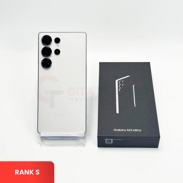 SAMSUNG Galaxy S25 Ultra 5G Titanium WhiteSilver - Sim Free | ROM: 256GB| RAM: 12GB | IMEI: 351520271811293 | RANK S