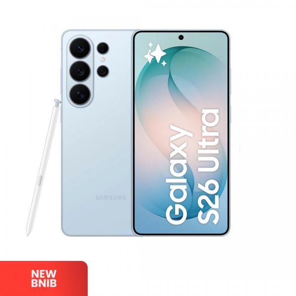 SAMSUNG Galaxy S26 Ultra 5G Sky Blue - Sim Free | ROM: 256GB | RAM: 12GB | SINGLE SIM & SILENT CAMERA | IMEI: 350520602958525 | NEW BNIB