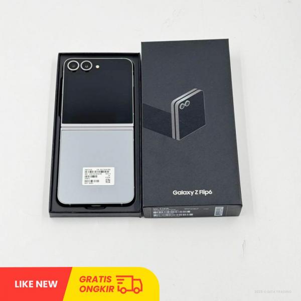 SAMSUNG Galaxy Z Flip6 5G Silver Shadow - Sim Free | ROM: 512GB | RAM: 12GB | Single SIM & Silent Camera | IMEI: 351337090639452 | LIKE NEW