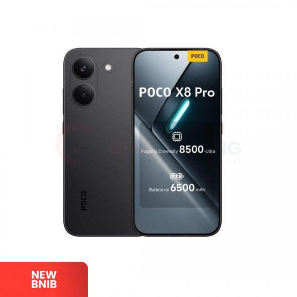 Xiaomi POCO X8 PRO 5G Black - SIM FREE | ROM: 512GB | RAM: 12GB | Dual Sim | IMEI: 866132083231161 | BNIB