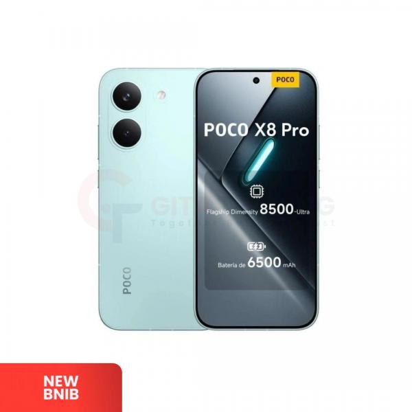 Xiaomi POCO X8 PRO 5G Mint Green - SIM FREE | ROM: 512GB | RAM: 12GB | Dual Sim | IMEI: 866132083107205 | BNIB