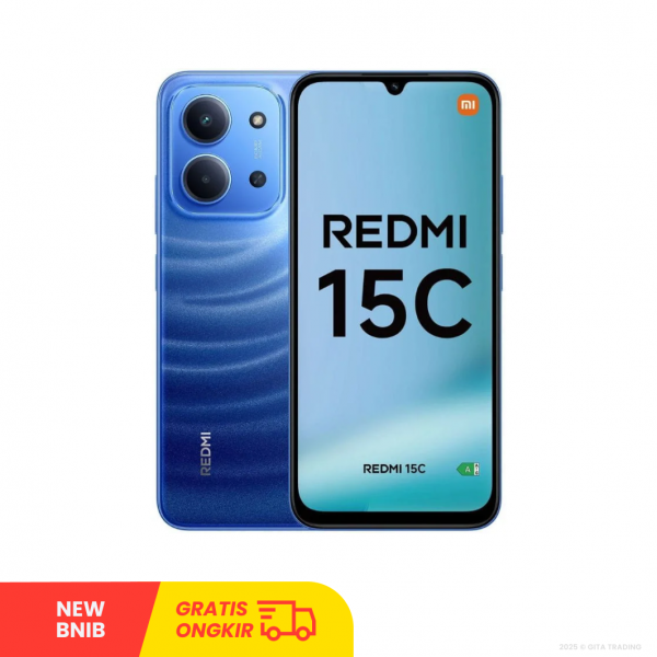 XIAOMI Redmi 15C Moonlight Blue - Sim Free | ROM: 256GB | RAM: 8GB | Dual Sim & Silent Camera | BNIB